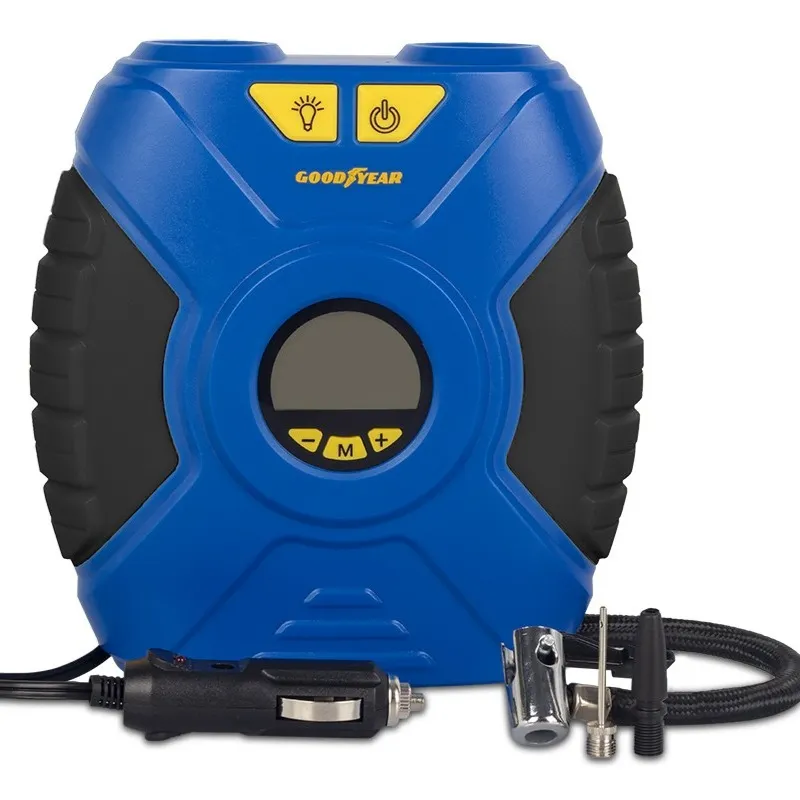 Compresseur d'Air Portable 12V sur Allume-Cigare - Goodyear